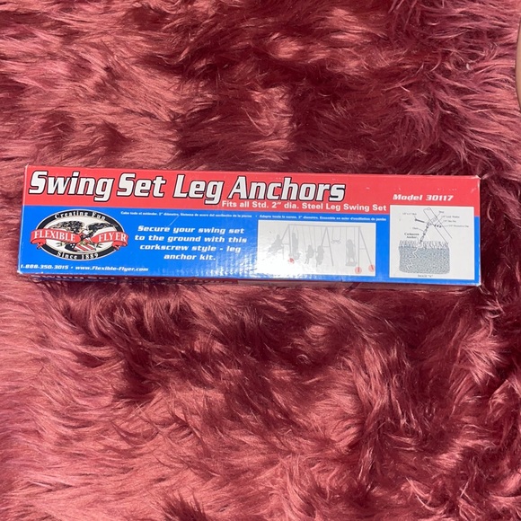 NWT! Flexible Flyer swing Set Leg Anchor Kit - Picture 1 of 2